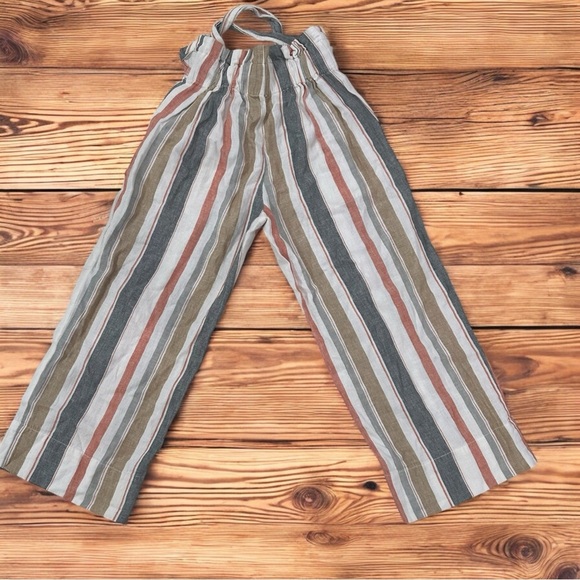 Madewell Tie-Waist Huston Pull-On Crop Pants in Stripe | XXS - Picture 6 of 7